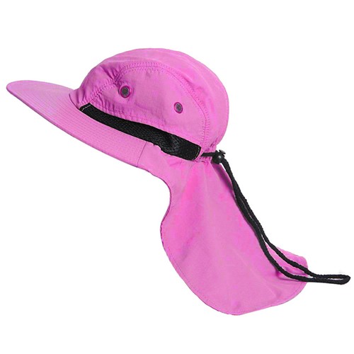Boonie Men Snap Hat Wide Brim Neck Cover Sun Bucket Hats Safari Outdoor Garden - Picture 7 of 13