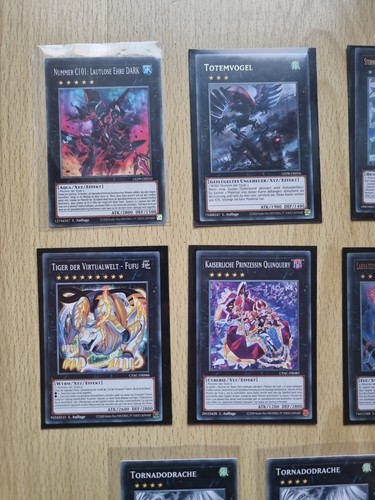 Yu-Gi-Oh x8 Schwarze Effektkarten - Bild 2 von 4