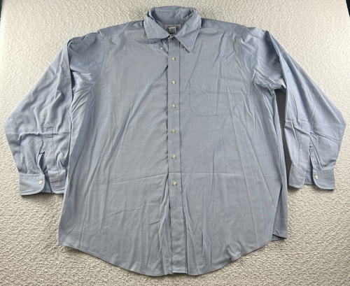 Brooks Brothers Poloshirt Größe 17 1/2 - 35 blau The Original