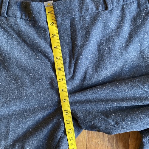 NWT Banana Republic Size 14 Dress Pant Hampton Fit Straight Leg Mid Rise Gray - Picture 5 of 7