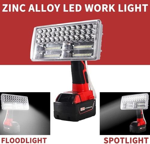 for Milwaukee Tool Wireless LED Work Light for Milwaukee Cordless Outdoor Light - Picture 9 of 31
