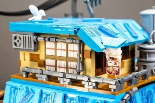 MOC Naruto Ichiraku Ramen Noodle Shop Modular Building Blocks Brick Set 2240 Pcs - Picture 7 of 10