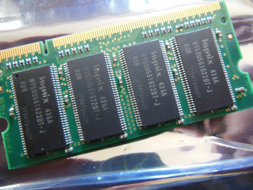 MEMORY STICKS HYNIX 256MB PC2700S-25330 DDR 333MHz CL2.5 HYMD232M646D6-J AA  - Image 2 of 4