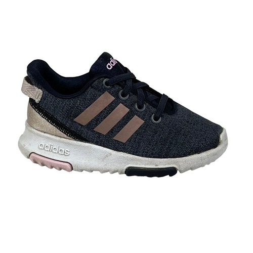 Adidas Racer Toddler Girls Size 7K Sneakers Walkers Running Casual Activewear - Picture 1 of 12