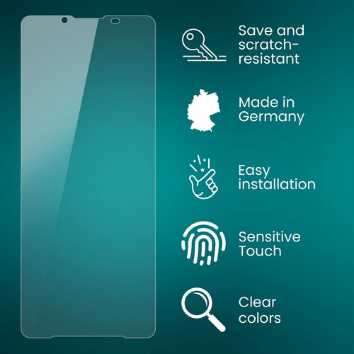 atFoliX 3x Screen Protector for Sony Xperia 5 III Protective Film clear&flexible - Picture 3 of 8