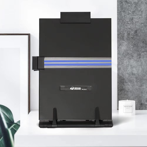 Desktop Document Holder Stand with 7 Adjustable Positions, Black Metal File Orga - Picture 8 of 12