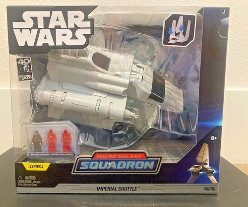 Star Wars Micro Galaxy Squadron Imperial Shuttle Emperor and Red Guards - Picture 2 of 15