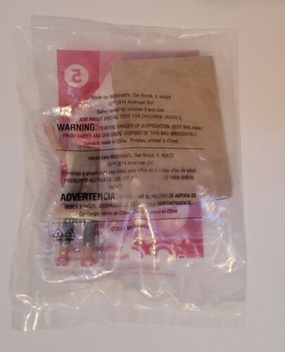 Nuova mini bambola American Girl 2014 Isabelle #5 McDonald’s Happy Meal giocattolo sigillata - Foto 2 di 2