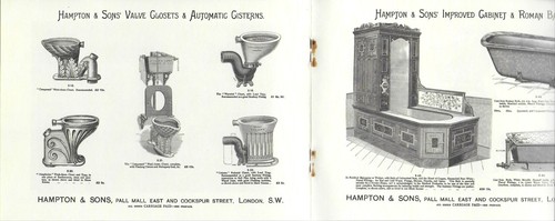 Folleto publicitario victoriano Hampton & Sons catálogo de muebles para el hogar réplica - Imagen 2 de 3