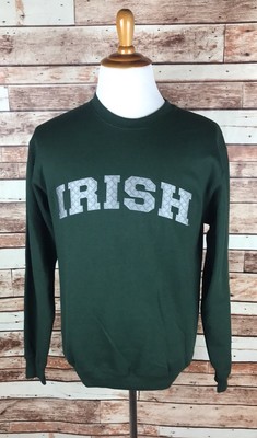 notre dame crewneck sweatshirt mens