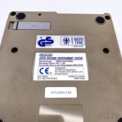 Système De Divertissement Super Nintendo SNSP-001A (FRG) | Gris - Bild 10 von 14