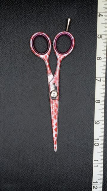 Left-Handed - Pink - 440c Stainless Steel Hair Shears Scissors Cosmetology RY10038 Left-Handed - Pink - 440c Stainless Steel Hair Shears Scissors Cosmetology RY10038