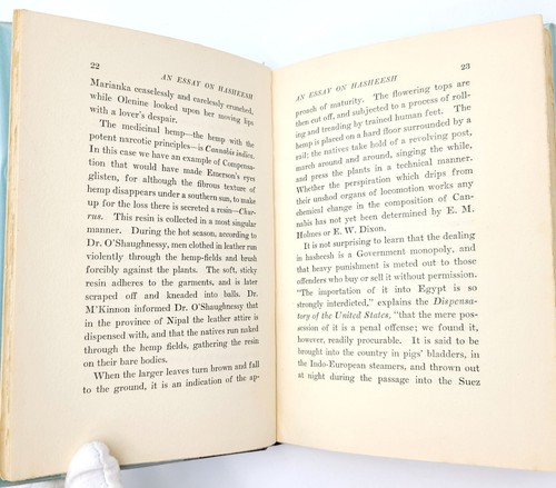 Essay on Hasheesh 1930 Dr. Victor Robinson ~ history & lore of hashish marijuana - Imagen 5 de 6