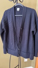 NWOT  Textbook Cardigan  #6443 Navy Size Medium Cardigan Sweater