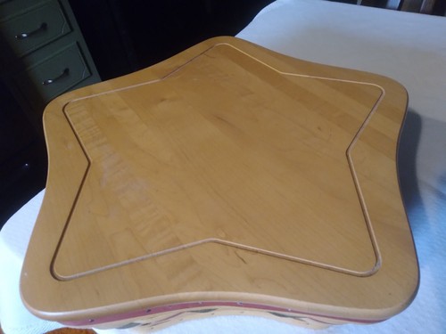 Longaberger Weihnachtssternkorb 2001, Ständer, 2 Protektoren und Deckel  - Bild 5 von 13