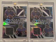 Lamar Jackson+ Marquise Brown Dynamic Duos Nebula 1/2 And 2/2 Patch🔥🔥