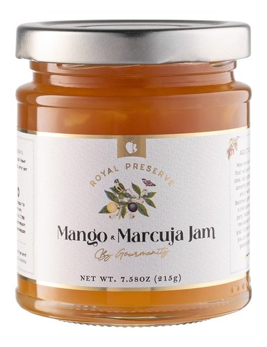 Gourmet Tropical Mango & Passion Fruit Jam for Spreading and Cooking - 7.6oz - Foto 3 di 9