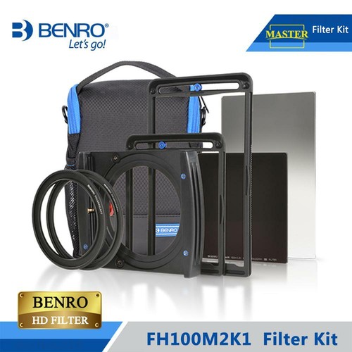 Benro FH100M2K1 100mm Sistema Filtro Kit, Soporte + ND64 + GND8 + Juego de Bolsas - Imagen 1 de 6