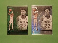 2 Card Lot Of Cam Reddish 20 Chronicles Essentials Rookie Cards Base + Green...