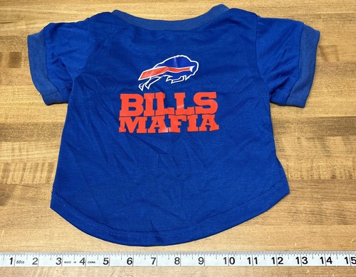 Maglietta cane Buffalo Bills Bills maglietta mafia media animale domestico piccola terra leggera - Foto 2 di 5