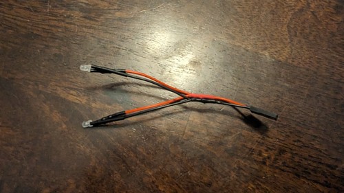 Warm White Bumper Lights fits Axial SCX24 C10 Fog Light 1/24 Scale Crawler - Picture 3 of 3