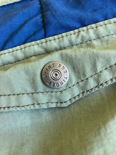 Flint & Tinder Men Swimwear 36 Blue Colorblock Board Shorts Swim Beach, NO MESH - Picture 7 of 12