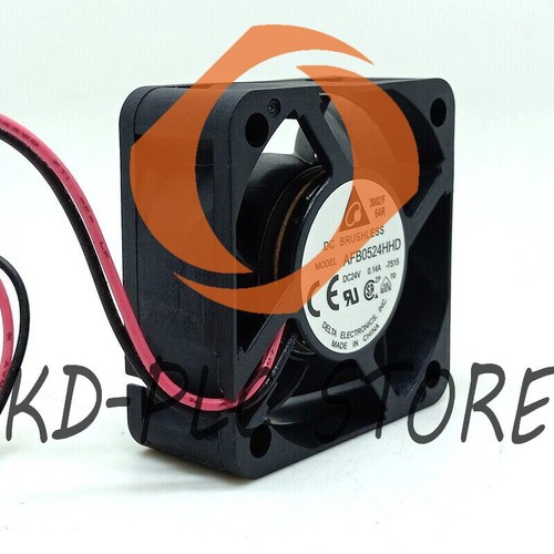 New Delta AFB0524HHD 50mm 5020 5CM dual ball bearing DC 24V 0.14A cooling fan - Picture 3 of 4