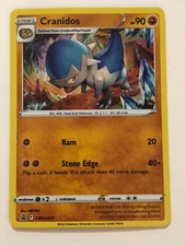 Pokemon Card Black Star Promo Holographic Cranidos SWSH274 NM