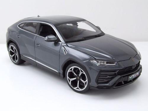 Lamborghini Urus 2018 Gris Metálico Coche a Escala 1:18 Bburago - Imagen 8 de 9