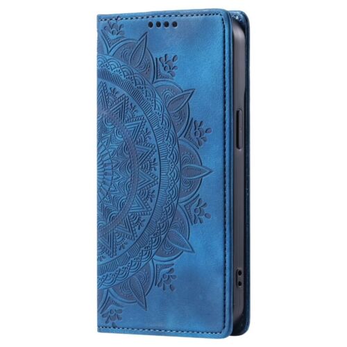 Totem Handy Hülle Flip Leder Kreditkartenfächer Buch mit Ständer Magnet - Bild 11 von 19