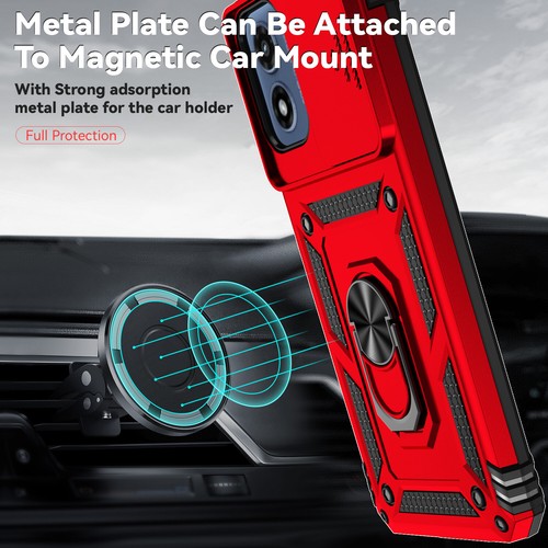 Pour Motorola Moto Edge (2024) Coque Antichoc Anneau Support Caméra Housse - Photo 5 sur 77