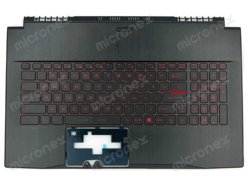 FÜR MSI GL63 8SC 9SC 9RC 9RCX Handauflage Tastatur LED US-International Schwarz - Bild 1 von 2