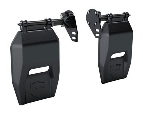 TeraFlex Rear Quick Release Transit Mud Flap Kit for 07-18 Jeep Wrangler JK JKU - Picture 2 of 5