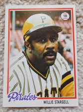 1978 Topps #510 Willie Stargell Card EX Pirates HOF
