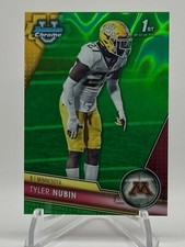 2023 Bowman Chrome U Tyler Nubin 1st Aqua Green Refractor /99 Book End