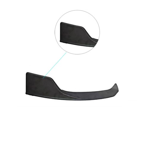 ABS Matte black front Side Splitters For Benz A-Class W177 A35 AMG Sedan 19-22 - Foto 5 di 7
