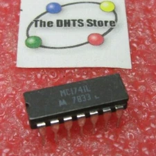 MC1741L Motorola OpAmp IC DIP 14-Pin Ceramic 741 Date 7833 Rare- NOS Qty 1