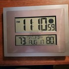 Atomic Clock LaCrosse Technology Model 79752 Desk Wall Clock Digital Battery