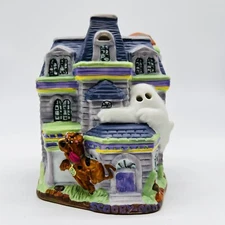 Hanna Barbera Scooby Doo Ceramic Haunted House Tea Light Candle Holder Halloween