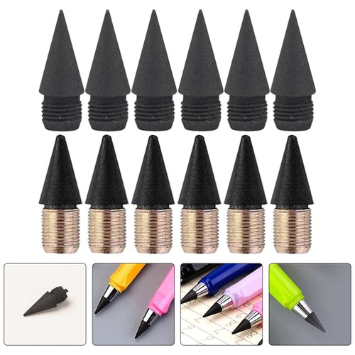 40 Pcs Replacement Student Use Pencil Replaceable Heads Inkless Nibs - Afbeelding 9 van 12