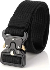 Tactical Belt, Military Style, Heavy Duty, Outdoor Belt, Cinturón para Hombre