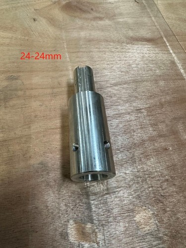 Vary Size Shaft Extension Solid Coupler Fan Motor Key way Aluminium grub Screw - Foto 51 di 67