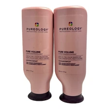 2X Pureology Pure Volume Conditioner For Flat, Fine, Colour-Treated Hair 266ml