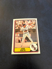 1987 Topps Boardwalk & Baseball Jim Rice #5 Set Break NM-MT
