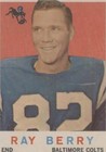 1959 Topps Raymond Berry #55