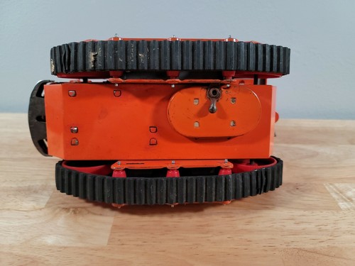 Vtg 50s 60s Nomura TIN Litho TRACTOR Battery Operated JAPAN Orange - Picture 8 of 10