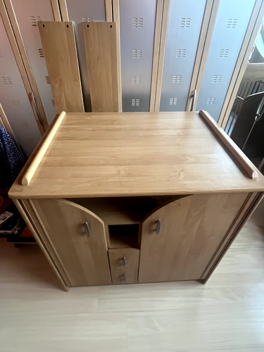 Paidi Kinderzimmer Set – Kinderbett, Wickelkommode & Wandregale – Buchedekor“ - Bild 5 von 11