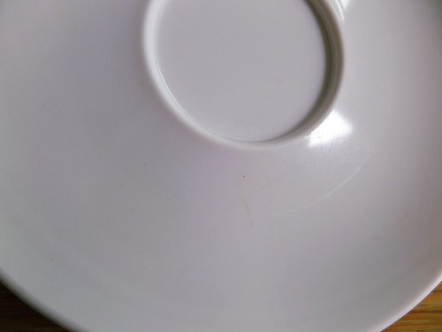 Vintage White Melmac Prolon Saucers Set of 6 Melamine Dinnerware Retro Camper - Picture 3 of 3