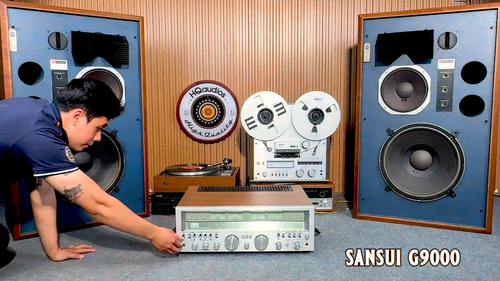 VERY GOOD SANSUI G-9000 RECEIVER – 1-YEAR WRT – POWERFUL VINTAGE MONSTER AMP - Video 1 of 2