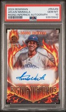 Arjun Nimmala 2024 Bowman Rising Infernos #RIA-AN Auto /99 PSA 10 CASE HIT